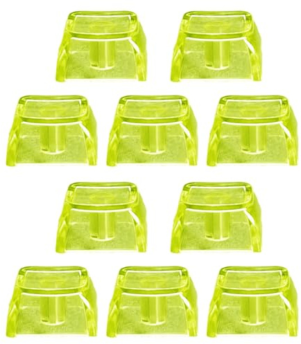 XDA Profile Blank Keycaps Thick PC 1.7mm for 10PCS Keys Mechanical Keyboard Keycap Replaces Backlit Keycap Set 10PCS Keyboard Keycap