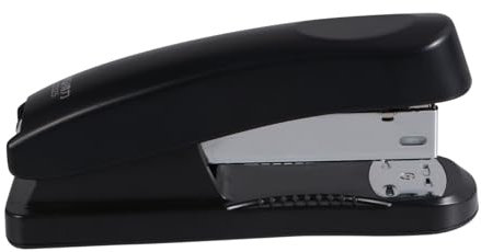 COHEALI Stainless Steel Black Stapler Portable Design Practical Book Stapling Tool for Students