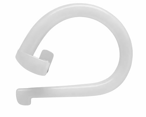 rewagi® 100 Stück Raffrollo Clips & Raffrollohaken – Weiß KOL – Faltenlegehaken für Raffrolloband – zum Raffen und Fixieren – 18 x 12 mm – Made in Germany