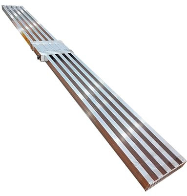 Tablón de aluminio extensible, andamio de escalera ajustable con plataforma antideslizante, tablón de trabajo resistente para construcción y renovación del hogar