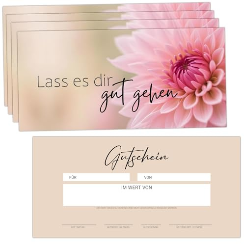 Gutscheine 25er Set als Blankovorlage zum Ausfüllen | für Nagelstudio Friseur Massage Kosmetikstudio | Gutscheinkarte Geschenkgutschein | Gutschein Vorlagen