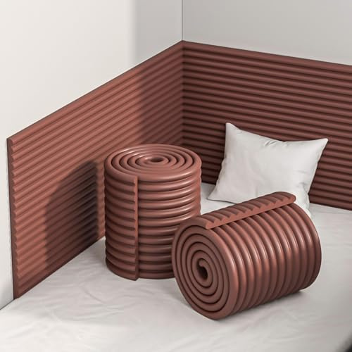 Panneaux de tête de lit à décoller et Coller soi-même – Rembourrage Mural 3D Anti-Collision pour Enfants autistes – Panneaux muraux Souples rembourrés et Auto-adhésifs – Coussin Mural décora