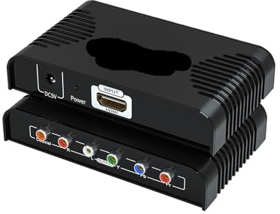 Convertitore HDMI A Componente 1080P, A Ypbpr RGB, Cavo Adattatore Con Uscita Audio Coassiale Digitale For PS4 Apple TV For Connessione Dati