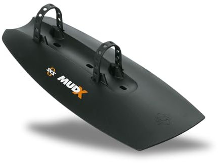SKS GERMANY MUD-X parafango sul tubo obliquo per tutti i telai e tutte le misure di ruote (leggero parafango incl. cuscinetto in gommapiuma, in plastica ad alte prestazioni, adatto a tutti i telai)