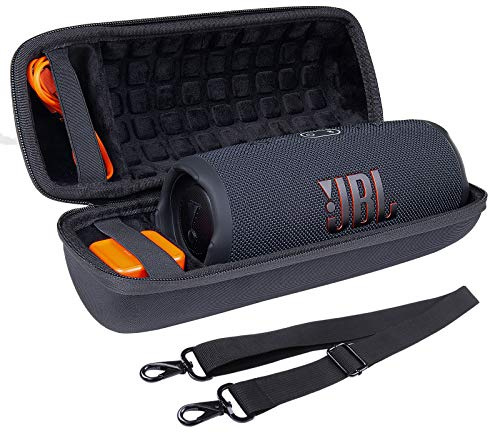 co2CREA Hard Travel Case for JBL Charge 4 / Charge 5 WiFi Speaker | Shockproof EVA Shell with Carrying Handle for Outdoor Travel, Case Only