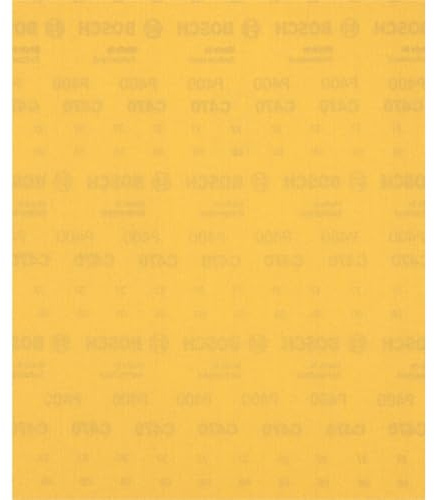 Bosch Professional 1 x Papeles de lija Expert C470, para Madera dura, Pintura sobre madera, 230 x 280 mm, Grano 400, Accesorios Lijado manual