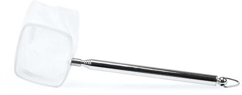 USCAPE Teleskop-Kescher Aquarium mit starrem Netz (19-57cm Ausziehbar) - Garnelen & Fische