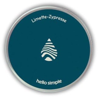 hello simple - Deocreme Deodorant Deo Creme (50 g) - SAVE THE OCEANS! Zertifizierte Naturkosmetik - Deo Frauen Männer - ohne Aluminium, vegan, bio, plastikfrei, 3er Pack (Limette-Zypresse)
