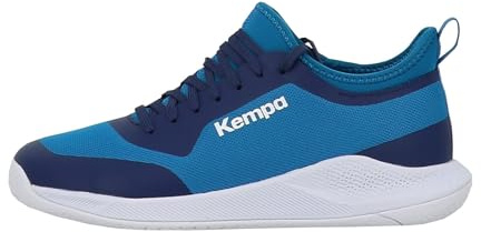 Kempa Kourtfly Junior, Zapatillas Deportivas, Azul/Blanco, 34 EU