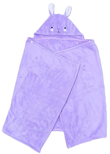 MERRYHAPY Kinderbadetuch Mit Kapuze Cartoon Design Für Junge Mädchen Komfortables Bademantel Handtuch Atmungsaktiv Waschbar Tragbar