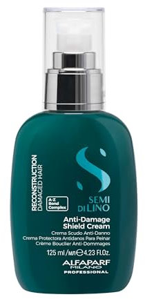 Alfaparf Milano | Semi di Lino Reconstruction | Anti-Damage Shield Cream - Crema ristrutturante per capelli danneggiati da medi a spessi, 125ml