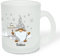 True Statements Geschenk für Glühwein-Fans: Glastasse „Frohe Weihnachten“ personalisiert mit Namen - Wichtel-Motiv - Geschenkidee zur Adventszeit & Weihnachtszeit - satiniert, ca. 300ml