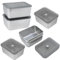 ELLECILA Stainless Steel Containers With Lids, 6pcs Reusable Oven Safe Meal Prep Containers, Stainless Steel Food Storage Containers for Refrigerator Oven Freezer Dishwasher, 500ML