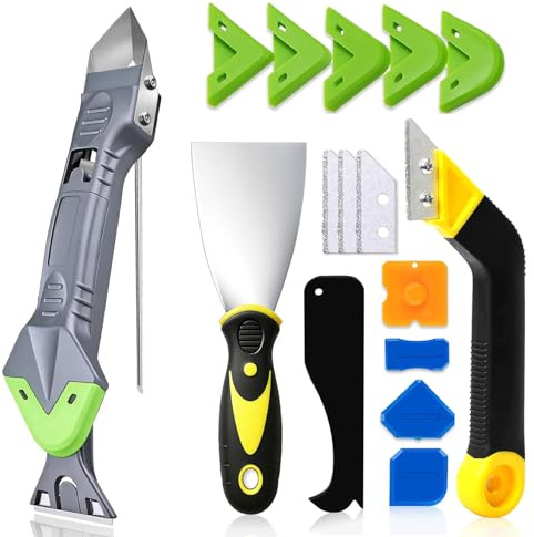LABOFiC 5 in 1 Caulking Tool, Silicone Caulking Grout Removal tool kit