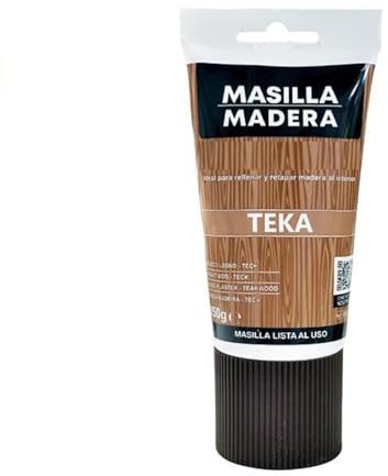 YIJIA | Masilla para Madera – Ideal para rellenar y reparar madera al interior, Masilla lista al uso, Formato en tubo, 150 g - Secado Rápido, Alta Adherencia y Fácil Aplicación - Color Teka