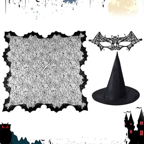 Hexen-Spinnennetz-Umhang, Halloween-Kostüm-Umhang, Cosplay-Bekleidung für Geist, Cosplay, Foto, Party, Gothic, Bühnenauftritt, Herbst,