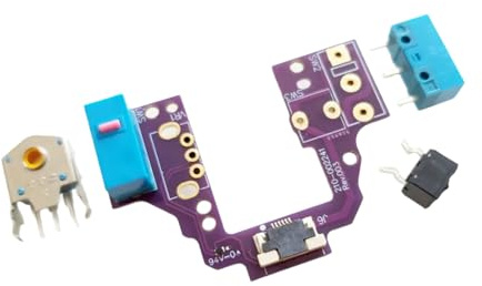 ULIJTH Carte de circuit imprimé de jeu - Anti-poussière - Pour micro-commutateurs super légers - Personnalisation - Jeu remplaçable à chaud