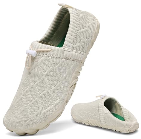 SAGUARO Unisex Zapatillas Barefoot Slip-On – Zapatillas sin Cordones con Puntera Ancha para Uso Diario, Tiempo Libre y Caminar, Gr.36-48
