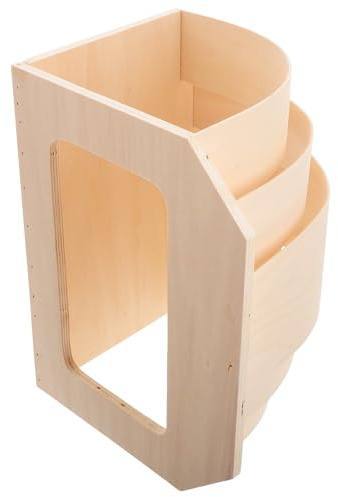 Genérico Pantalla de Madera Delicada para Lámpara de Sauna en Ángulo Recto, Cubierta Ligera Translúcida Resistente al Calor para Sala de Sauna, Decoración Funcional y Protección de Lámpara