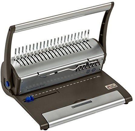 ProfiOffice Bindegerät Spiralbindung, DIN A4 Bindstream M16 Bindemaschine, Bindeleistung bis 450 Blatt, Stanzleistung 16 Blatt (79019)