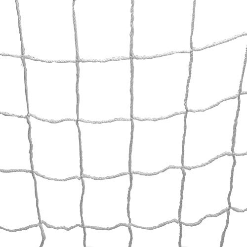 Nur Fußballnetz, Match Training Netz Full Size Sport Ersatz Tor Netze Polypropylen Torpfosten Net für Sport Match Training - Nur für 3-seitige, Das Ziel beinhaltet Nicht (6X4FT)