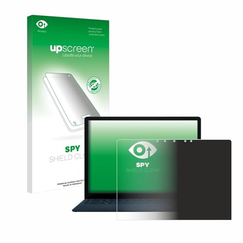 upscreen Blickschutzfolie für Microsoft Surface Laptop 4 13.5 | Anti-Spy Displayschutz Made in Germany Privacy Screen Protector Sichtschutz Blaulichtfilter Klare Folie