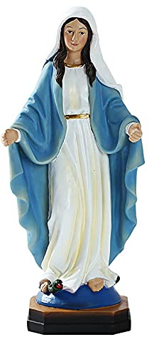 la Virgen María cerámica con pintura a mano