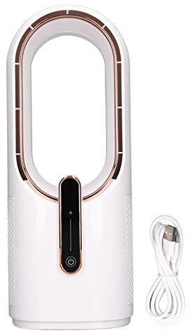 Ventilador Sin Aspas, Ventilador de Torre de 11,8 Pulgadas (Aproximadamente 30 Cm) para Proteger Las Manos de Los Niños, Súper Silencioso, 3 Velocidades de Aire, La Mejor Opción