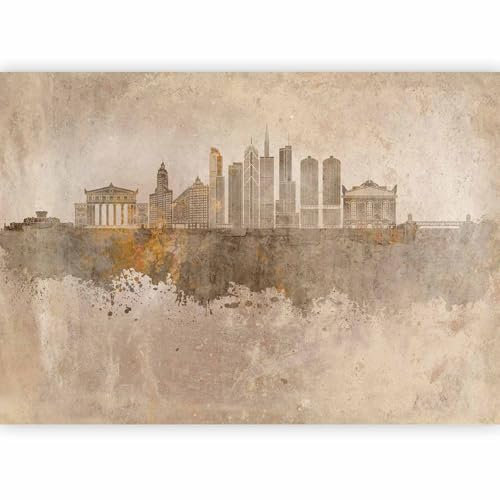 murando PREMIUM Fotomurales New York 400x280 cm Papel pintado tejido no tejido Decoración de Pared decorativos Murales moderna de Diseno Fotográfico Ciudad City Panorama NY como pintado d-C-10003-a-a
