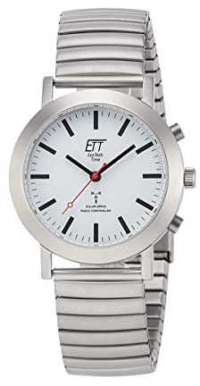 ETT Eco Tech Time Funk Solar Damen Uhr Analog mit Edelstahl Armband ELS-11584-11M