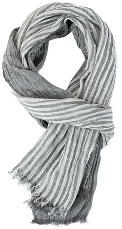 Schals Tücher Halstuch Scarf Herbst Winter Männer Schal Baumwolle Leinen Gestreiften Herren Schals Warme Halstuch Mode Männlichen Marke Schals