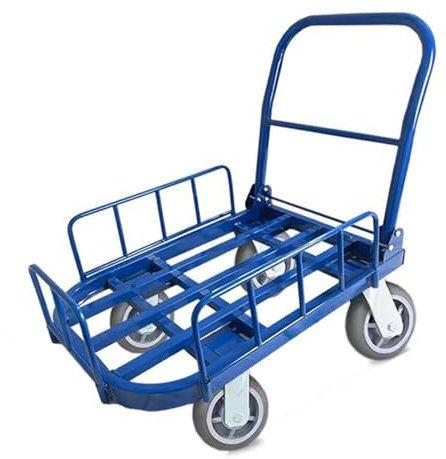YHWKGZ Carriola, con Carretto Pieghevole Recintato, Giardino Carrello a 4 Ruote, Elevata Stabilità, Montaggio Facile, for Terreno in Movimento del Prato da Giardino