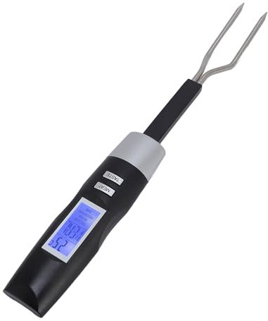 Yinhing Instant Read Digital Meat Thermometer Fork, BBQ Supplies IP67 Waterproof for Kitchen Use