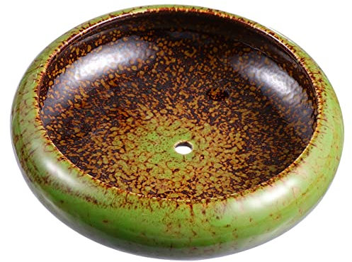UPKOCH Retro Keramik Sukkulenten Pflanztopf Mit Großer Öffnung Künstlerischer Blumentopf Für Bonsai Und Tischdeko Atmungsaktiver Übertopf Mit Ablauflöchern Vielseitig Für Garten Und Wohnzimmer