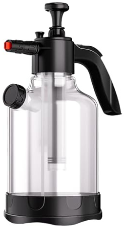 Bottiglia spray in schiuma per lavaggio auto, dispenser di sapone, nebulizzatore da giardino, detergente multifunzionale, design a prova di perdite, 2 l, per dettagli automatici