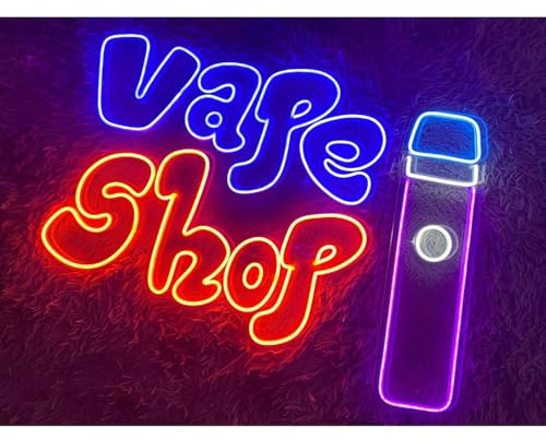 Vape Shop LED Neon Schild für Wanddekoration USB verstellbare Helligkeit Wohnzimmer Bars Pub Club Versammlungen Kunst Wanddekoration