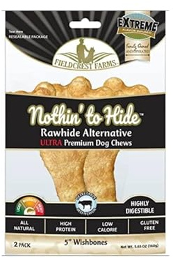 Nothing to Hide Ultra Wishbone, Beef Flavor Size 5 Inches