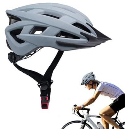 Casque De Vélo Léger Homme Et Femme, Casque De Vélo De Montagne Et De Route Adulte, Unisex Casques De Cyclisme Casques De Cyclisme VTT Route Montagne pour Hommes Femmes Taille Réglable 57-62cm