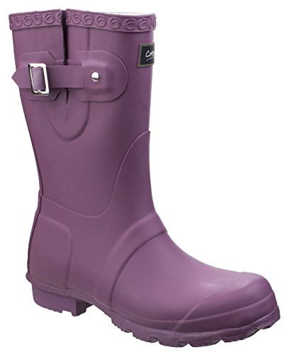 Cotswold Damen Windsor Wellington Stiefel Gummistiefel Regenstiefel Slipper Schwarz EUR 41