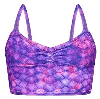 Planet Mermaid Kids Deluxe Meerjungfrauenschwanz-Set für Mädchen inkl. Blauer magischer Flosse, Schwanz, Tankini-Top und Slip. Aqua Daydreamer, 9-11 Jahre
