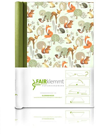 Klemmbinder Kleine Waldfreunde Grün, A4