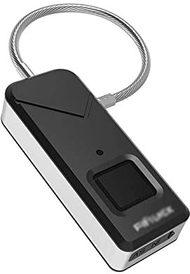 Candado de seguridad Cerradura gruesa con huella dactilar, cerradura inteligente con huella dactilar, cerradura para armario, equipaje para el hogar, casillero para dormitorio