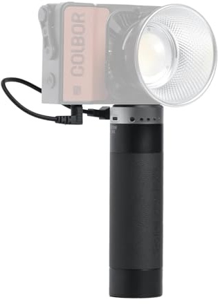 COLBOR PG99 98WH Empuñadura de batería con Tornillo de 1/4 de Pulgada Interfaz D-Tap Tipo-C Fuente de alimentación de batería de Gran Capacidad incorporada para CL60 CL100 W60 W100 Empuñadura