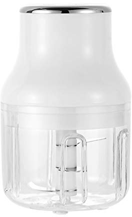 HAVVMK Mini picadora de Carne, picadora de Carne y Verduras de 100ml/250ml de Capacidad, Tres Colores Opcionales, picadora de Carne Recargable por USB