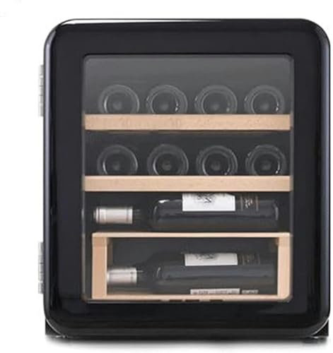QPZMALSKY Double Zone Wines Cooler For 12 Bottles, Thermoelectric Refrigerator For Wines, 1.3 Cu.FT.BAR BODY At Home, Kitchen, Apartment, Condominium, Cabin