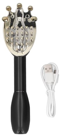 Masajeador de Espalda Eléctrico Portátil con Vibración, Rascador Extensible Ergonómico para Alivio de Picazón, para Casa y Viajes