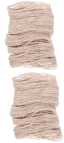 MAGICLULU 2 Pezzi Di Corda Per Imballaggio Della Spago Da Macellaio in Cotone Per Cucinare Rotolo Non Adatto Per Legare La Delle Salsicce