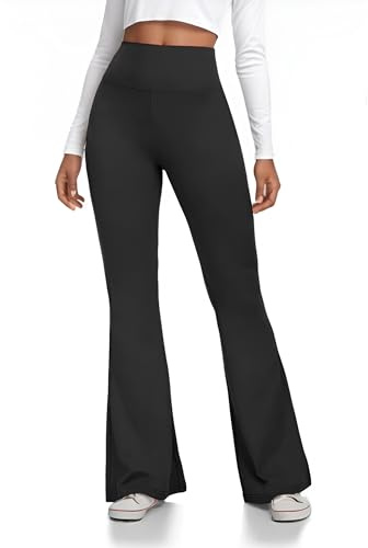 Merlvida Legging Femme Push Up Taille Haute Évasé – Pantalon de Sport Gainant avec Contrôle du Ventre Leggings Flare Bootcut pour Yoga Fitness Gym