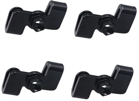 Angoily 4 Pièces convertisseur de clé magnétique rochet atteindre outils clé à douille adaptateur dynamométrique outil de support d'écrou d'entraînement rallonger l'outil de clés Plastique
