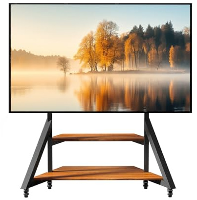 Vanconwey mobiler TV-Ständer für Fernseher von 65 bis 100 Zoll
